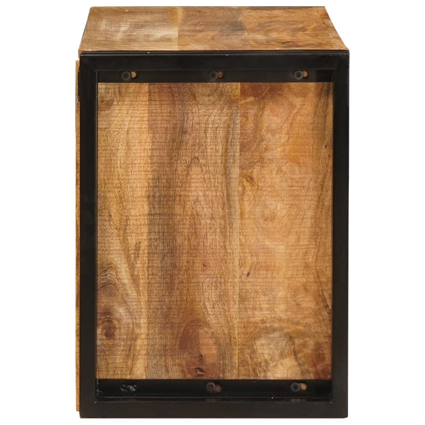 Wijnrek Bruin 100 x 45 x 33 cm Massief Ruw Mango Hout is nu te koop bij PeponiXL, paradijselijk wonen!