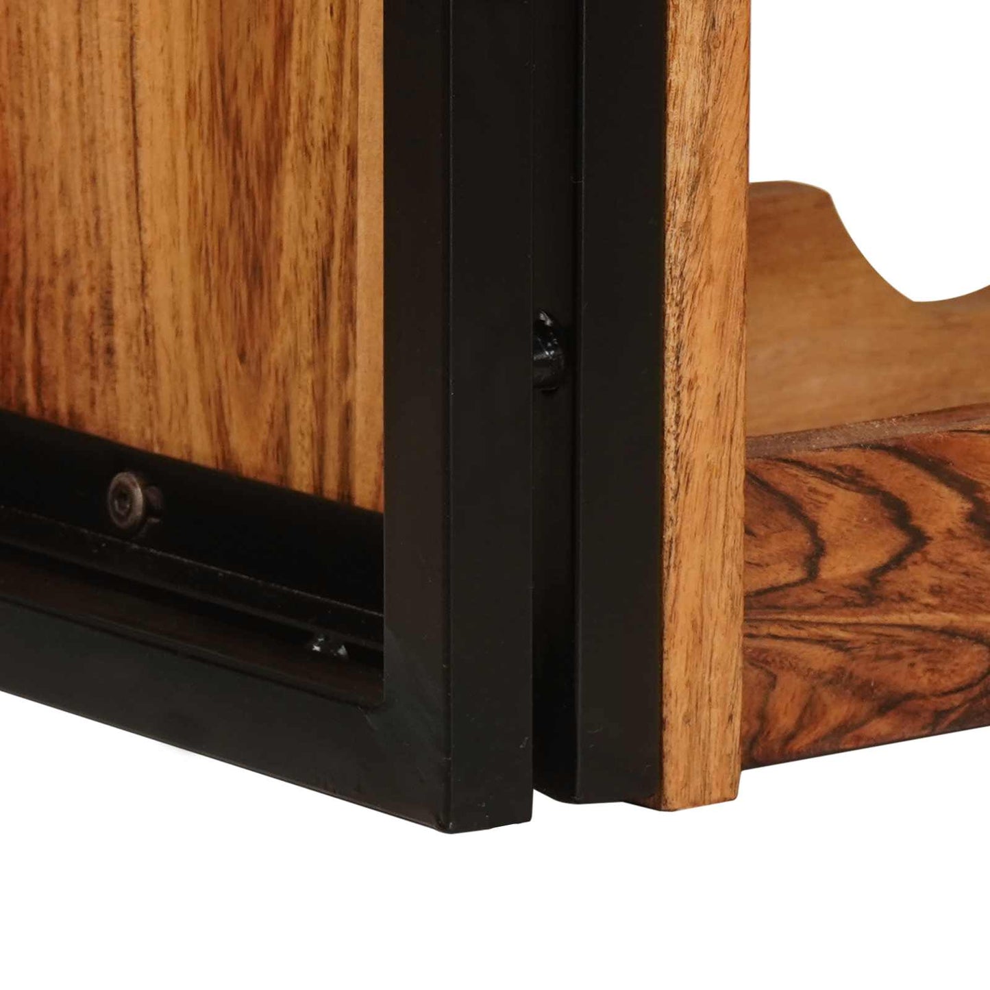 Wijnrek Bruin 100 x 45 x 33 cm Massief Acaciahout is nu te koop bij PeponiXL, paradijselijk wonen!