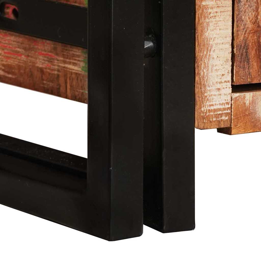 Highboard met Deuren Bruin Massief Gerecycled Hout en Metaal is nu te koop bij PeponiXL, paradijselijk wonen!