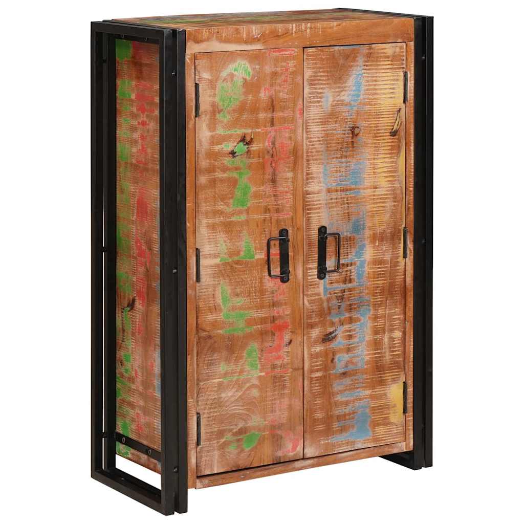 Highboard met Deuren Bruin Massief Gerecycled Hout en Metaal is nu te koop bij PeponiXL, paradijselijk wonen!