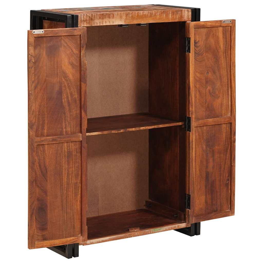 Highboard met Deuren Bruin Massief Gerecycled Hout en Metaal is nu te koop bij PeponiXL, paradijselijk wonen!