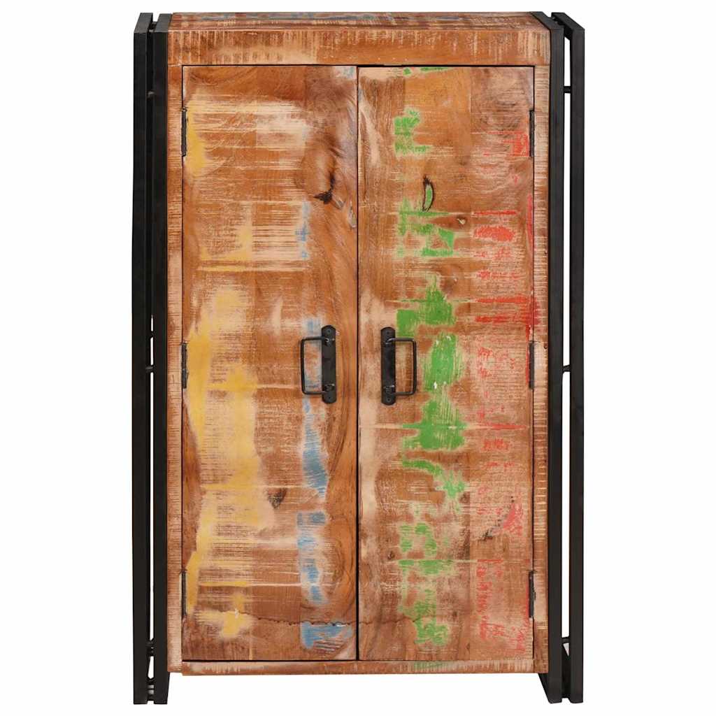 Highboard met Deuren Bruin Massief Gerecycled Hout en Metaal is nu te koop bij PeponiXL, paradijselijk wonen!