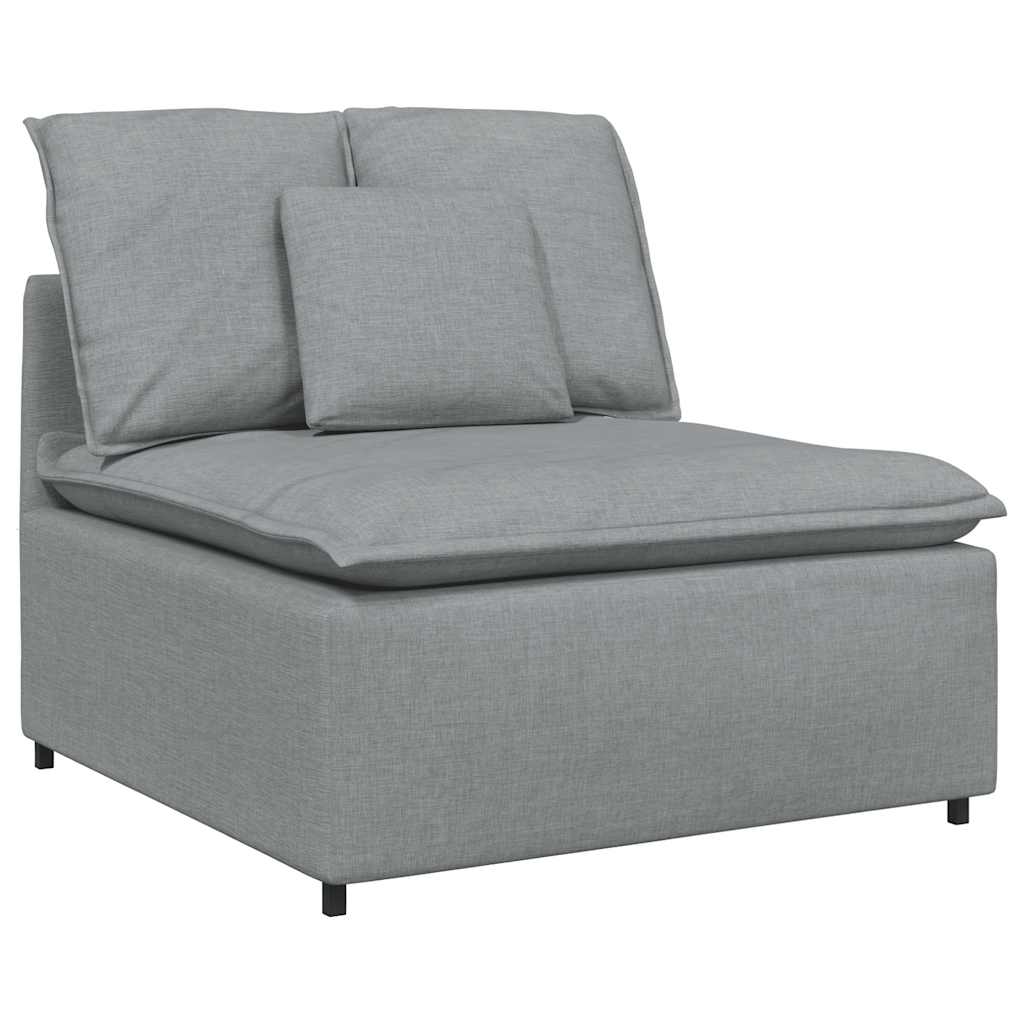 Modulaire bank met kussens lichtgrijs is nu te koop bij PeponiXL, paradijselijk wonen!
