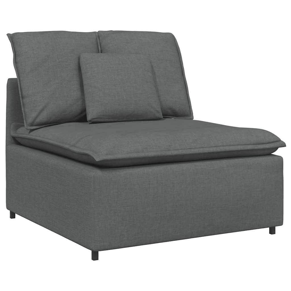 Modulaire bank met kussens donkergrijs is nu te koop bij PeponiXL, paradijselijk wonen!