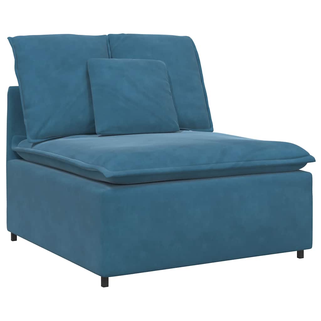 Modulaire bank met kussens blauw is nu te koop bij PeponiXL, paradijselijk wonen!