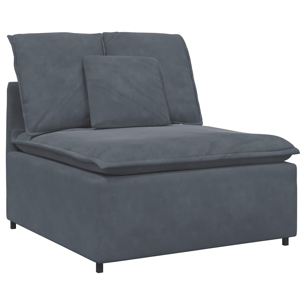 Modulaire bank met kussens donkergrijs is nu te koop bij PeponiXL, paradijselijk wonen!