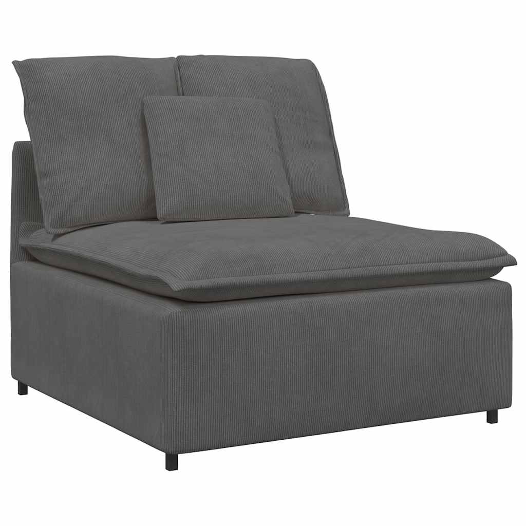 Modulaire bank met kussens donkergrijs is nu te koop bij PeponiXL, paradijselijk wonen!