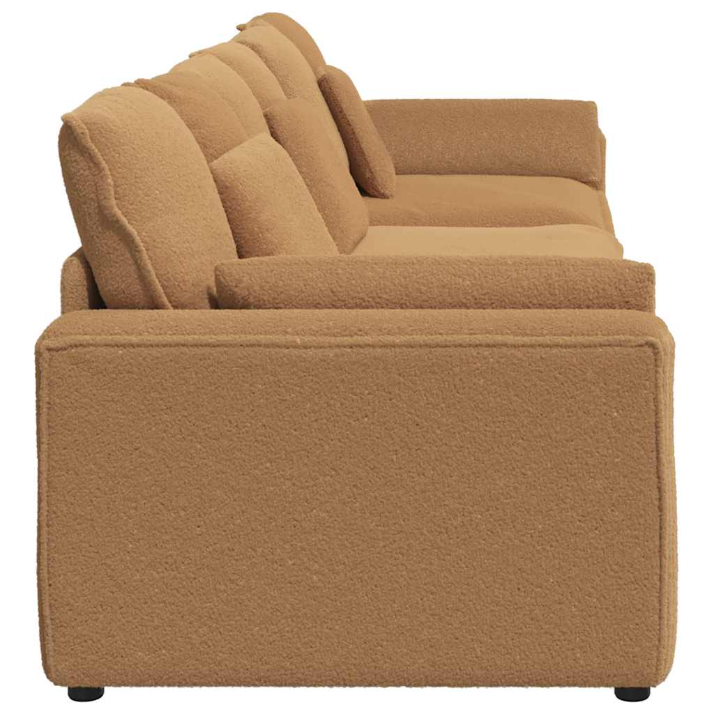 Modulaire bank met kussens beige is nu te koop bij PeponiXL, paradijselijk wonen!