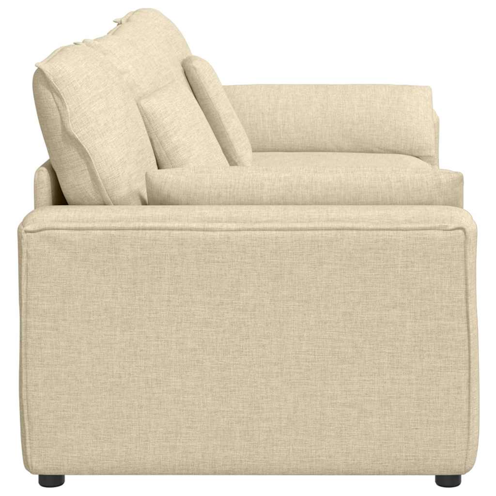 Modulaire bank met kussens crèmekleurig is nu te koop bij PeponiXL, paradijselijk wonen!