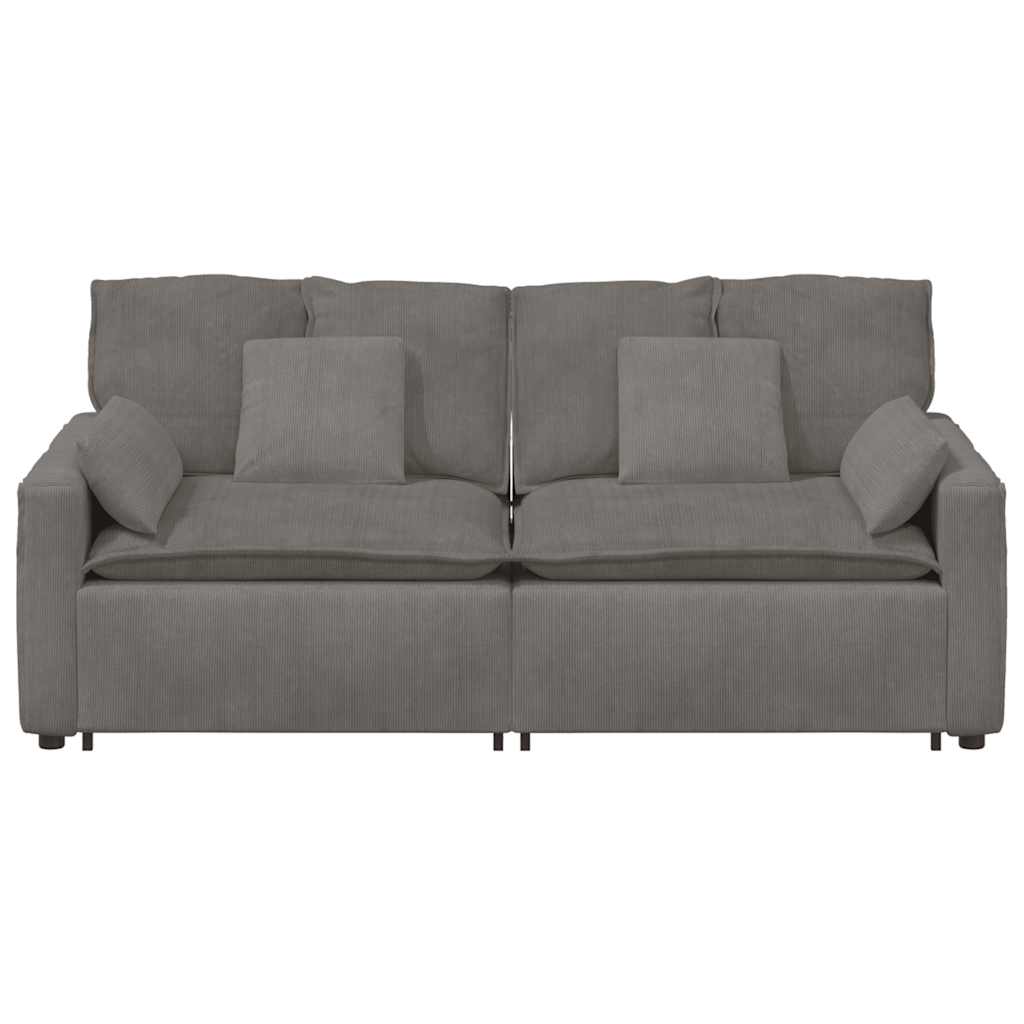 Modulaire bank met kussens lichtgrijs is nu te koop bij PeponiXL, paradijselijk wonen!