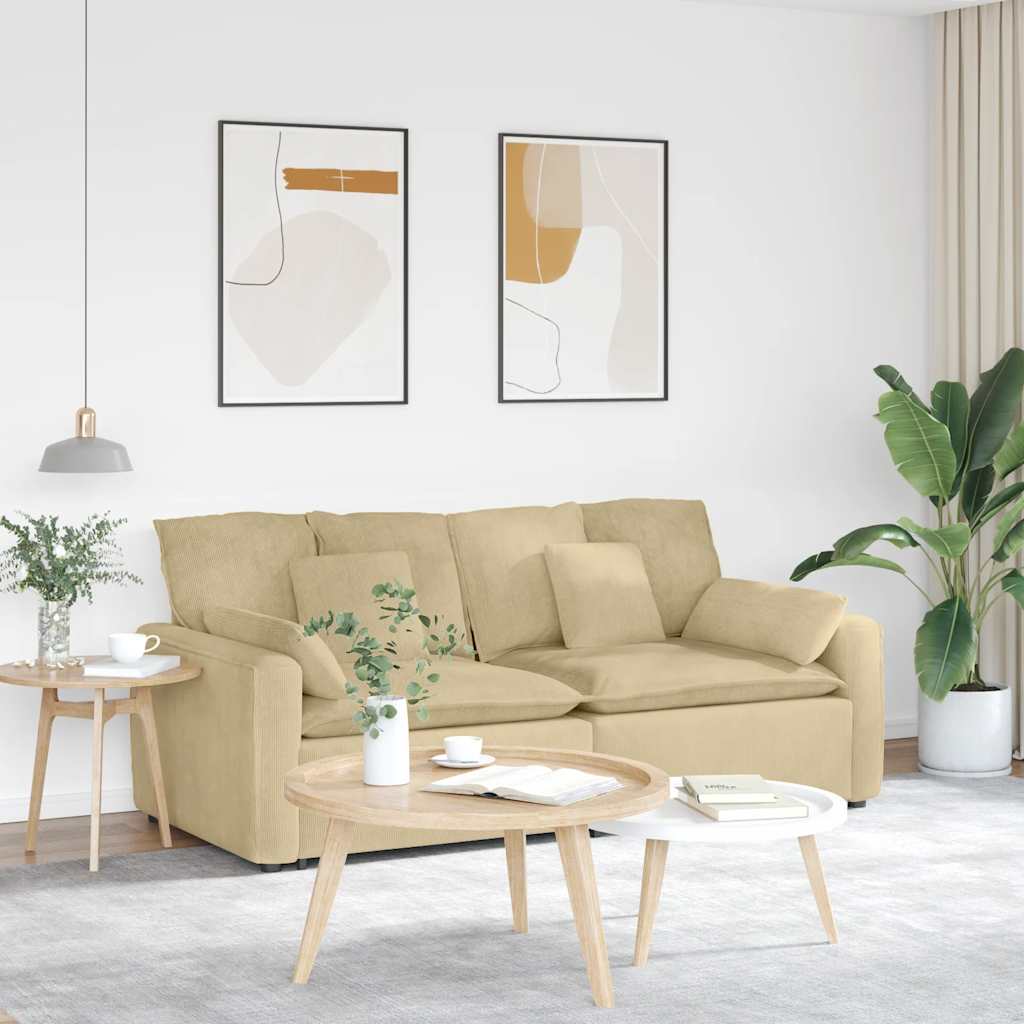 Modulaire bank met kussens grijsgroen is nu te koop bij PeponiXL, paradijselijk wonen!