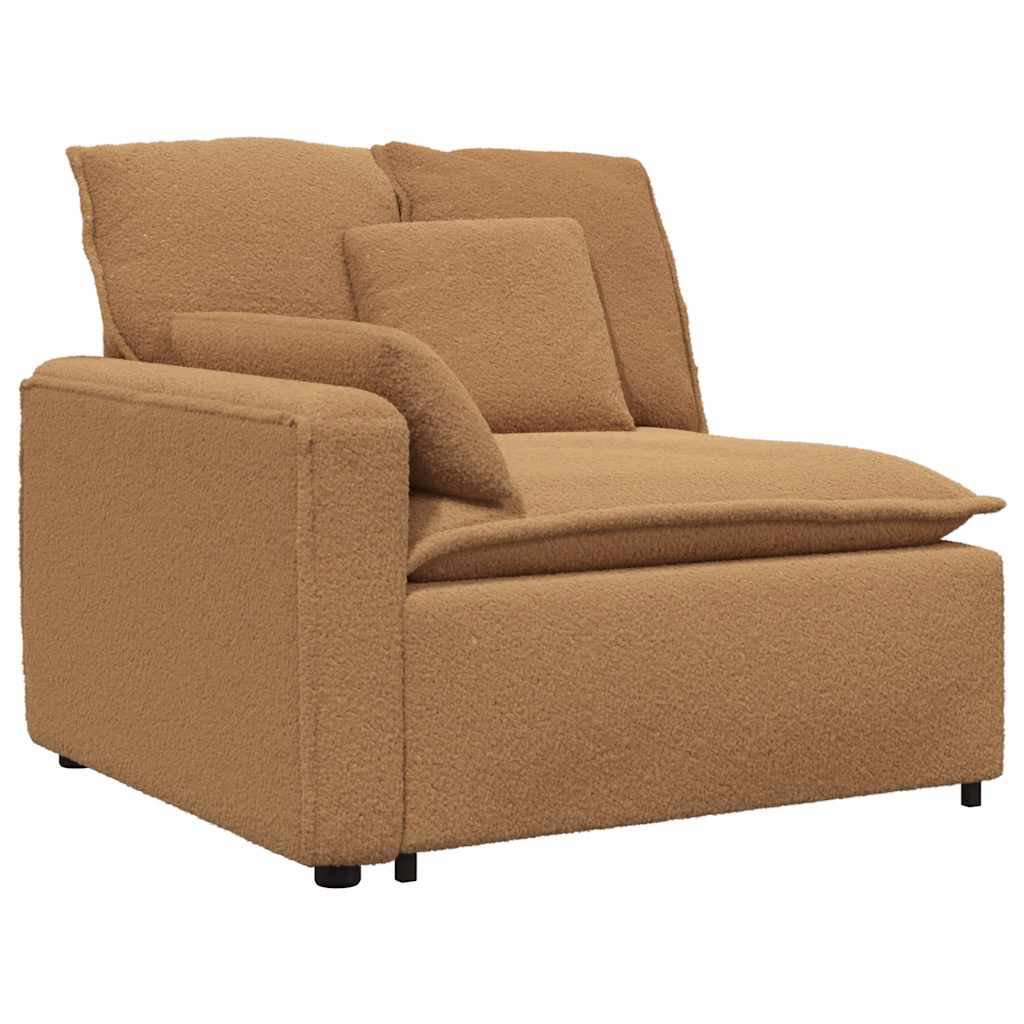 Modulaire bank met kussens beige is nu te koop bij PeponiXL, paradijselijk wonen!