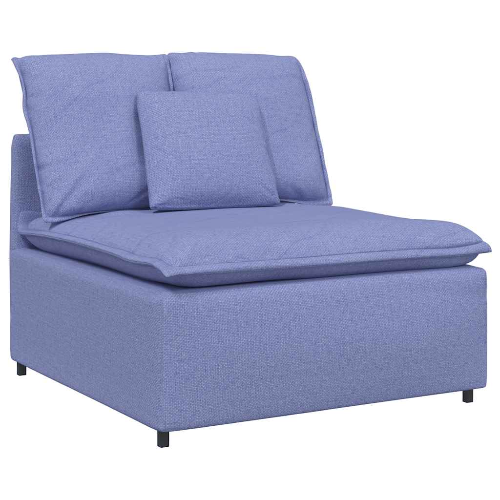 Modulaire bank met kussens stof jeansblauw is nu te koop bij PeponiXL, paradijselijk wonen!