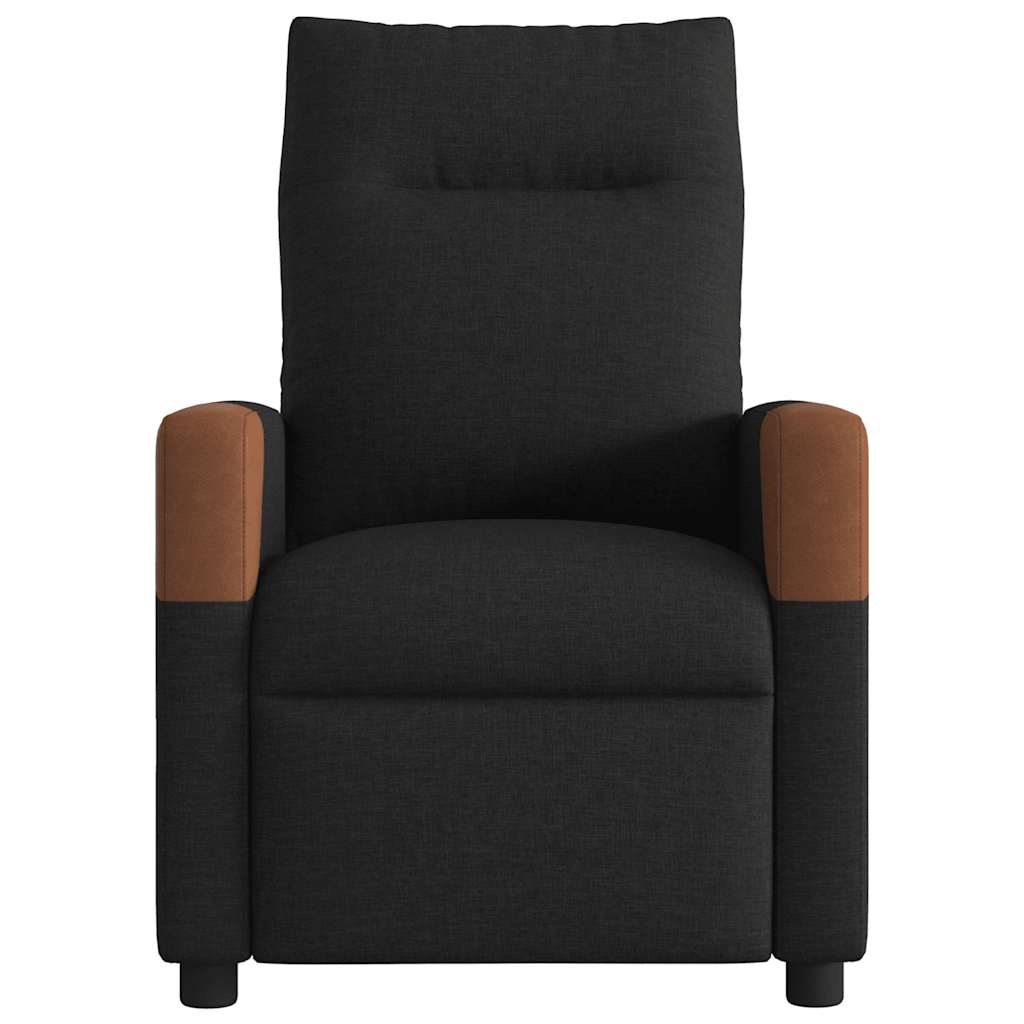 Fauteuil verstelbaar elektrisch stof zwart is nu te koop bij PeponiXL, paradijselijk wonen!