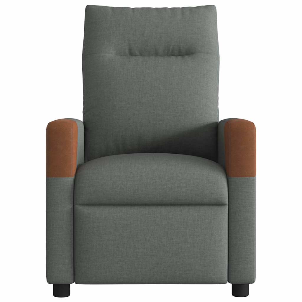 Massagestoel elektrisch verstelbaar stof donkergrijs is nu te koop bij PeponiXL, paradijselijk wonen!