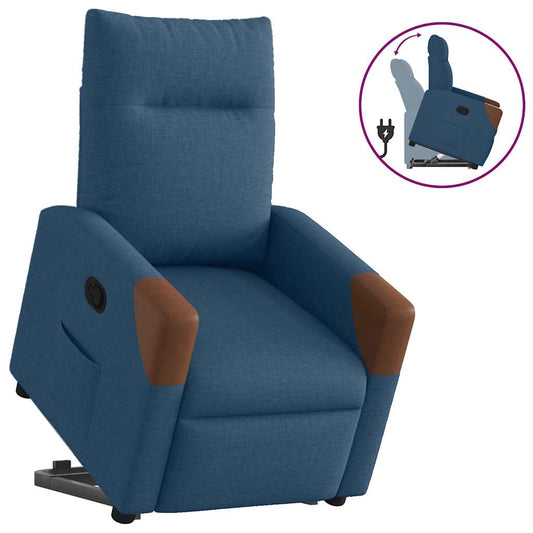 Sta-op-stoel verstelbaar stof blauw is nu te koop bij PeponiXL, paradijselijk wonen!