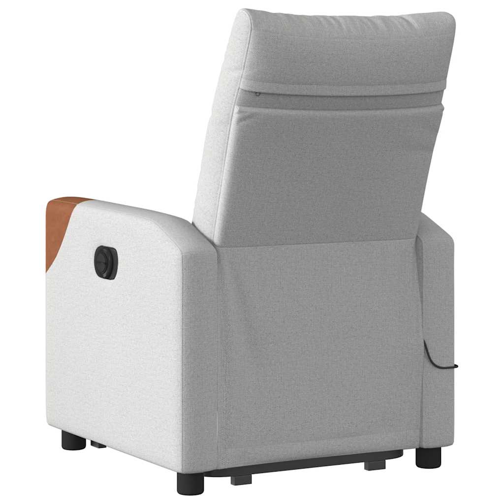 Sta-op-massagestoel verstelbaar stof wolk grijs is nu te koop bij PeponiXL, paradijselijk wonen!