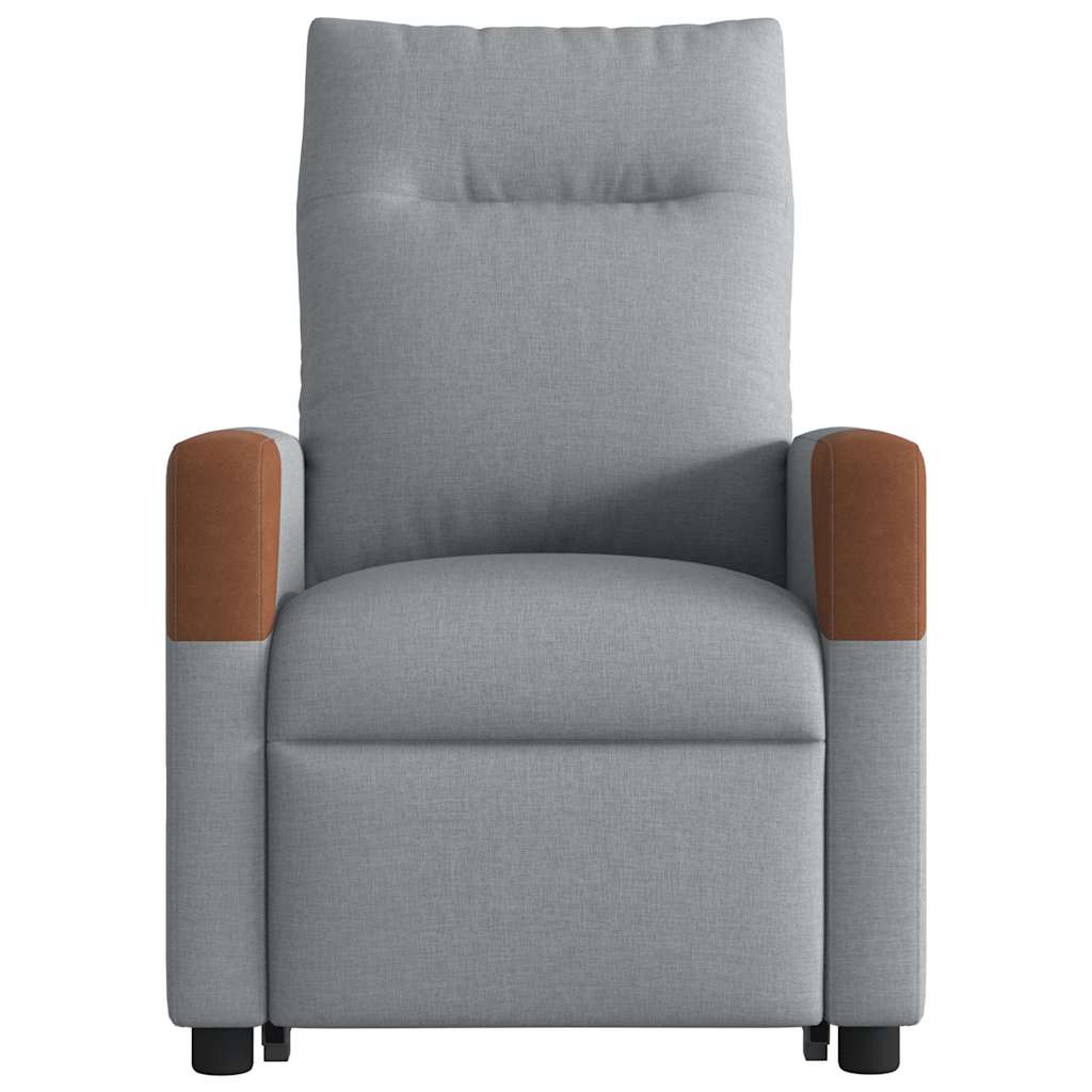 Sta-op-massagestoel verstelbaar stof lichtgrijs is nu te koop bij PeponiXL, paradijselijk wonen!