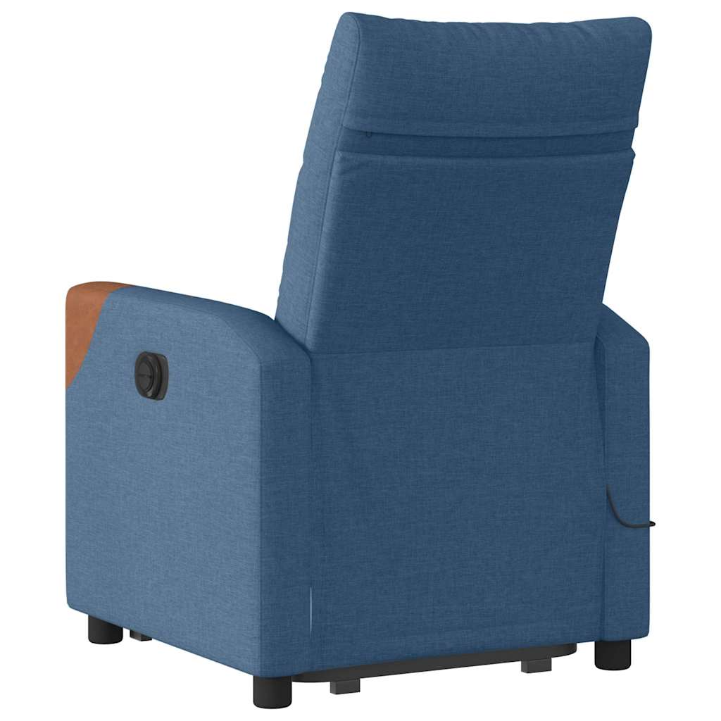 Sta-op-massagestoel verstelbaar stof blauw is nu te koop bij PeponiXL, paradijselijk wonen!