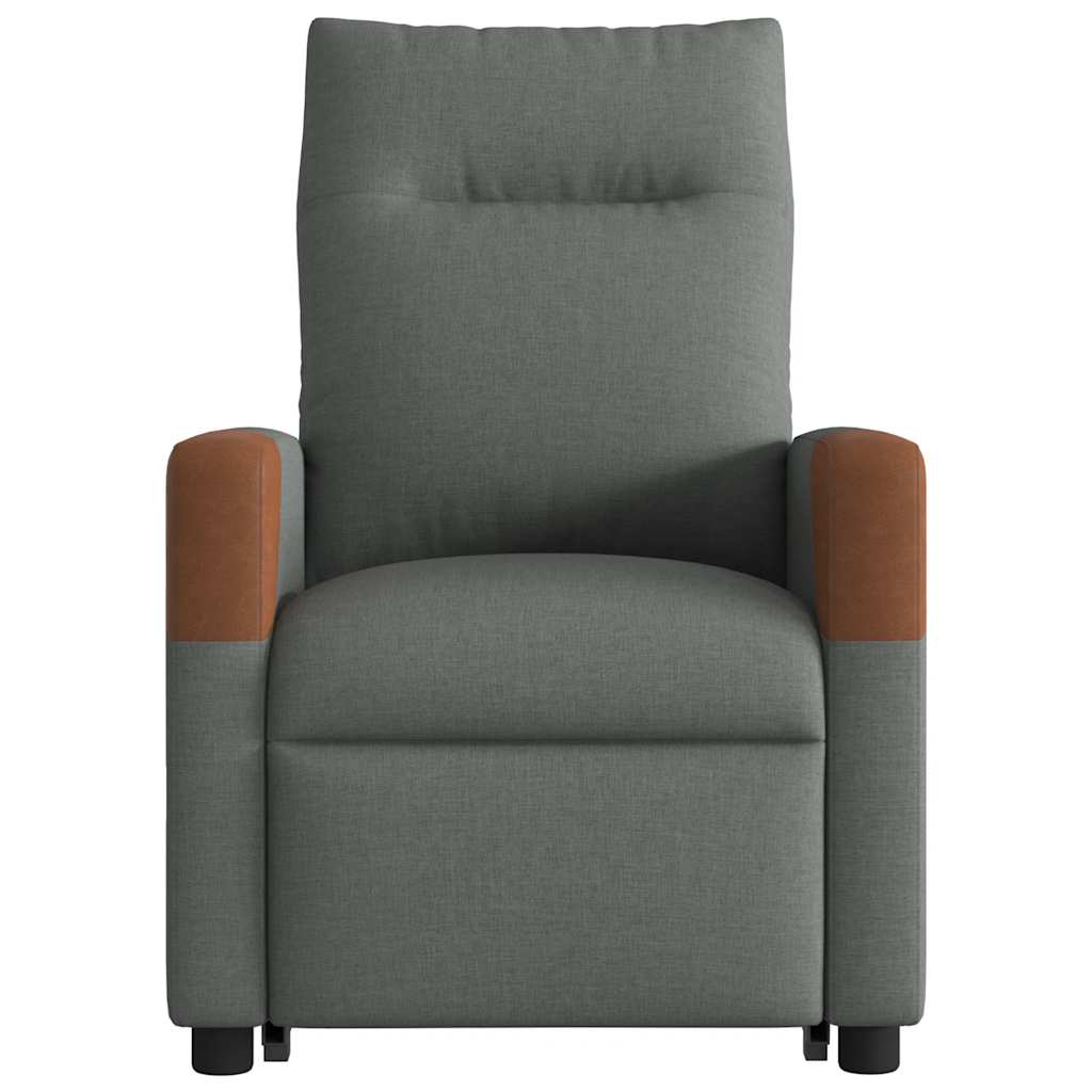 Sta-op-massagestoel elektrisch verstelbaar stof donkergrijs is nu te koop bij PeponiXL, paradijselijk wonen!