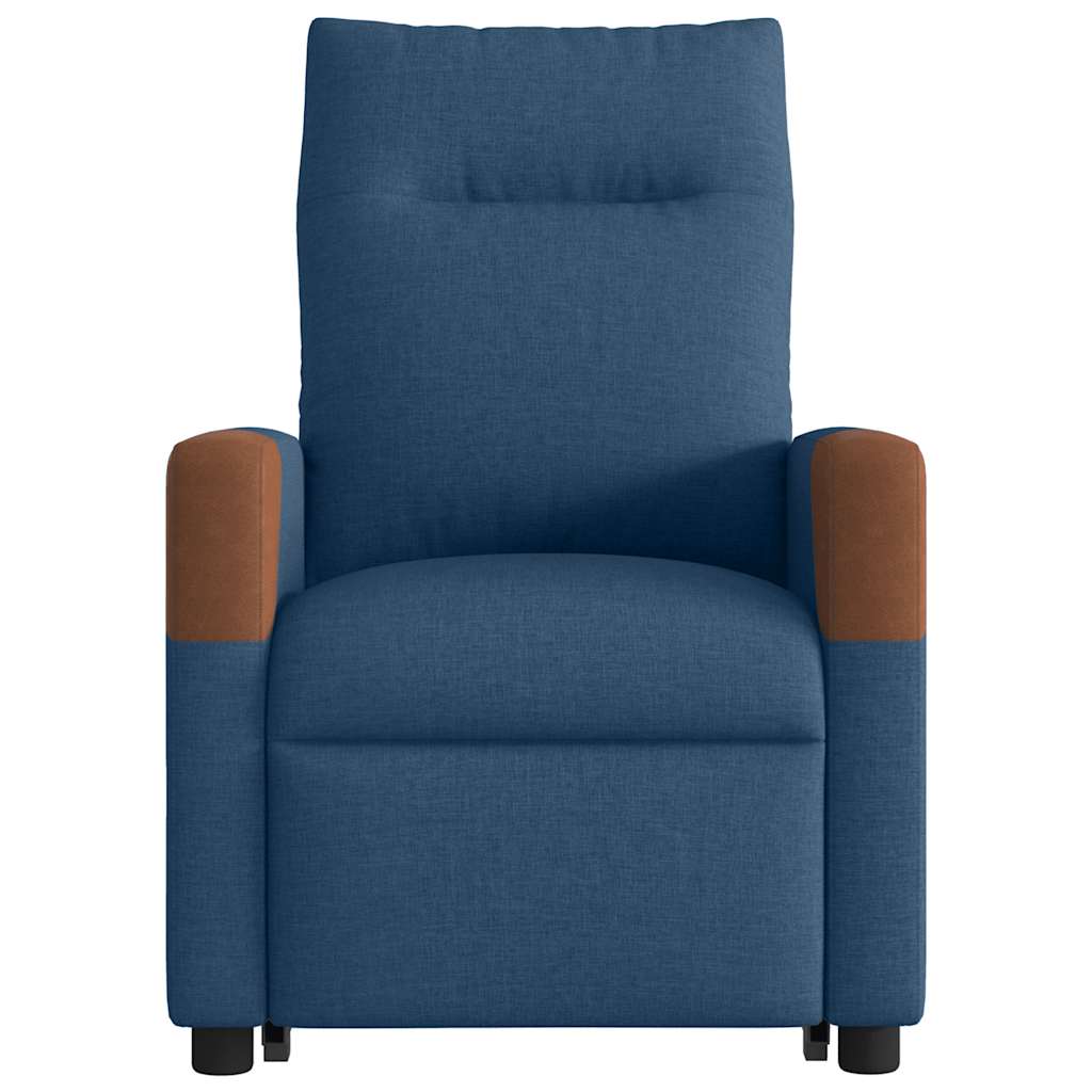 Sta-op-massagestoel elektrisch verstelbaar stof blauw is nu te koop bij PeponiXL, paradijselijk wonen!