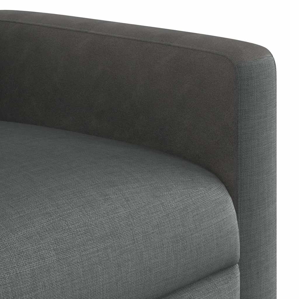 Fauteuil elektrisch verstelbaar stof donkergrijs is nu te koop bij PeponiXL, paradijselijk wonen!