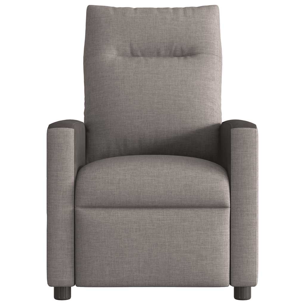 Fauteuil verstelbaar elektrisch stof taupe is nu te koop bij PeponiXL, paradijselijk wonen!