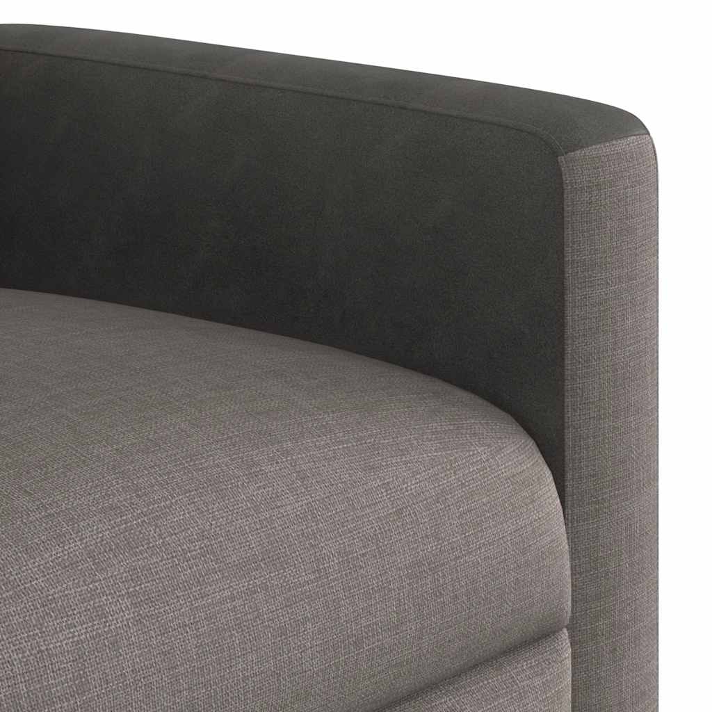 Massagestoel elektrisch verstelbaar stof taupe is nu te koop bij PeponiXL, paradijselijk wonen!