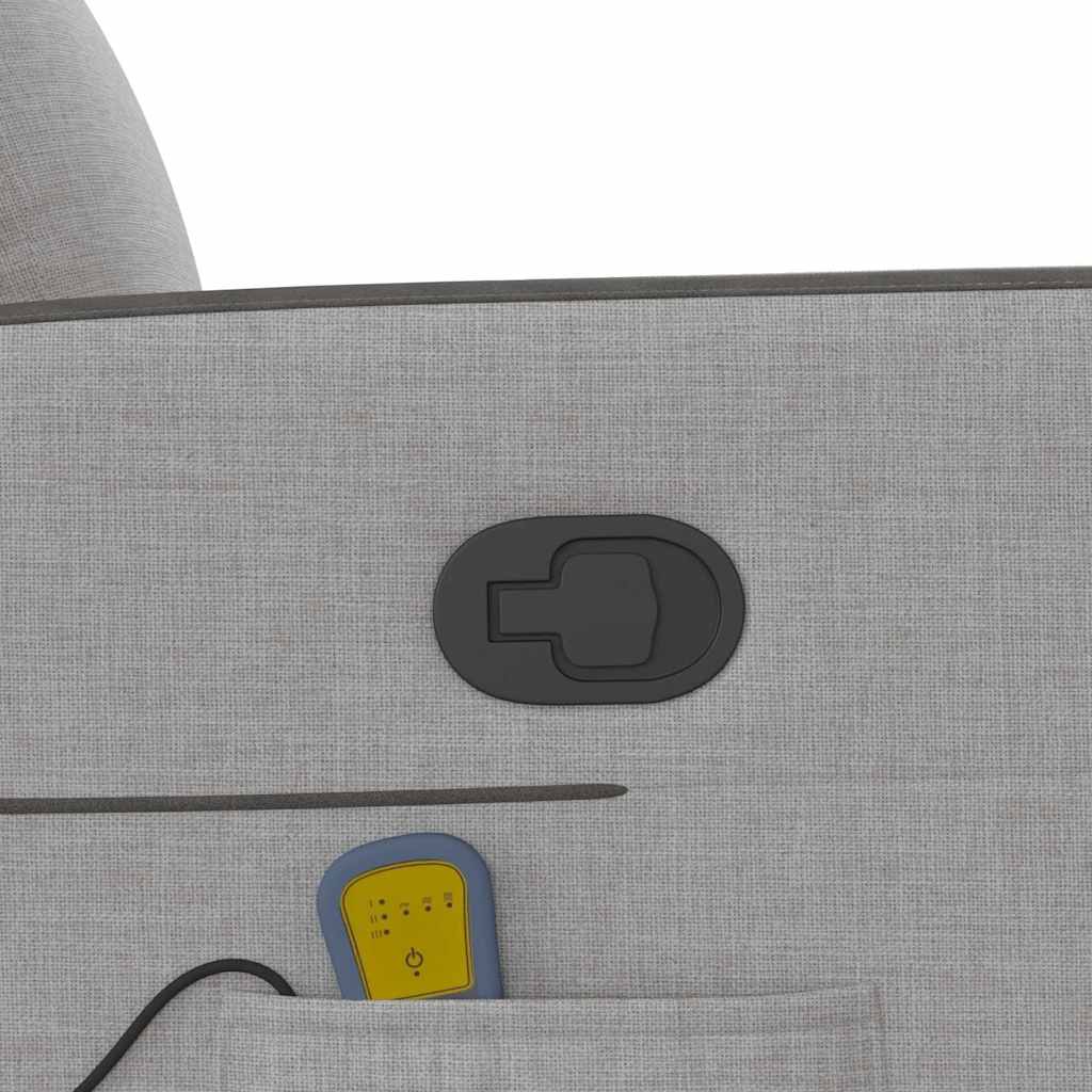 Sta-op-massagestoel verstelbaar stof wolk grijs is nu te koop bij PeponiXL, paradijselijk wonen!