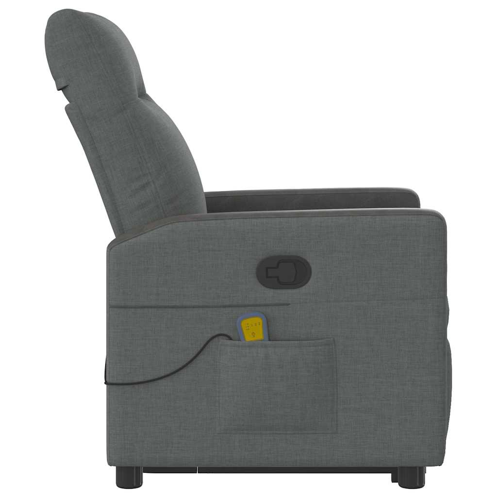 Sta-op-massagestoel verstelbaar stof donkergrijs is nu te koop bij PeponiXL, paradijselijk wonen!