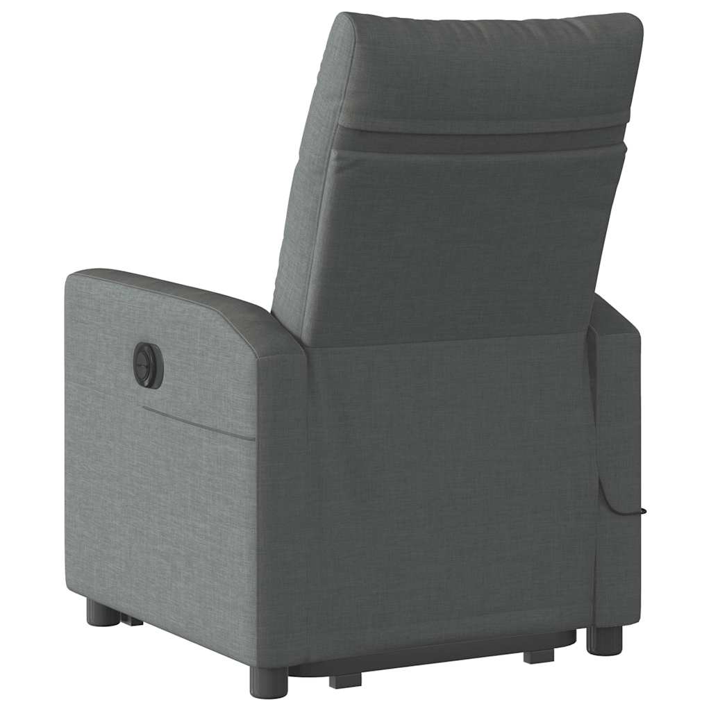 Sta-op-massagestoel verstelbaar stof donkergrijs is nu te koop bij PeponiXL, paradijselijk wonen!