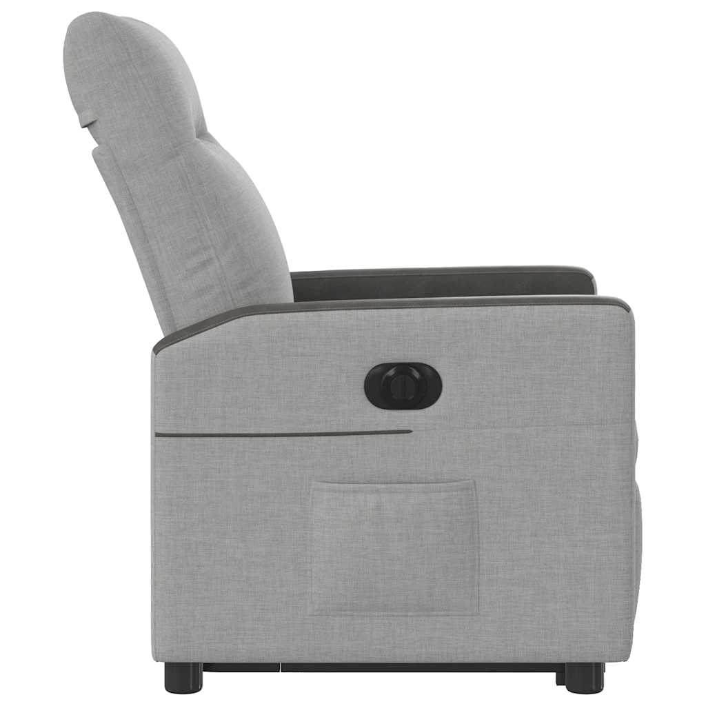 Sta-op-stoel elektrisch verstelbaar stof wolk grijs is nu te koop bij PeponiXL, paradijselijk wonen!