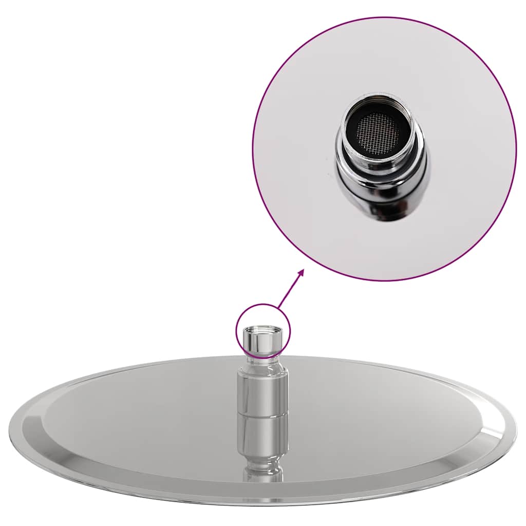 Regendouchekop roestvrij staal 304 25 cm Rond is nu te koop bij PeponiXL, paradijselijk wonen!