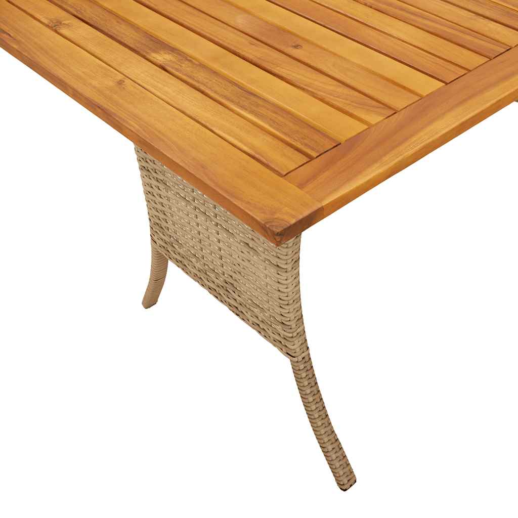 6-delige Loungeset met kussens poly rattan beige is nu te koop bij PeponiXL, paradijselijk wonen!