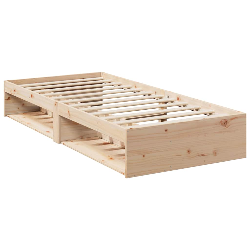 Slaapbank met matras 90x200 cm massief grenenhout is nu te koop bij PeponiXL, paradijselijk wonen!