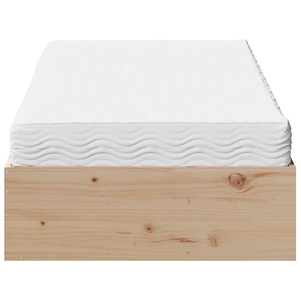 Slaapbank met matras 90x200 cm massief grenenhout is nu te koop bij PeponiXL, paradijselijk wonen!