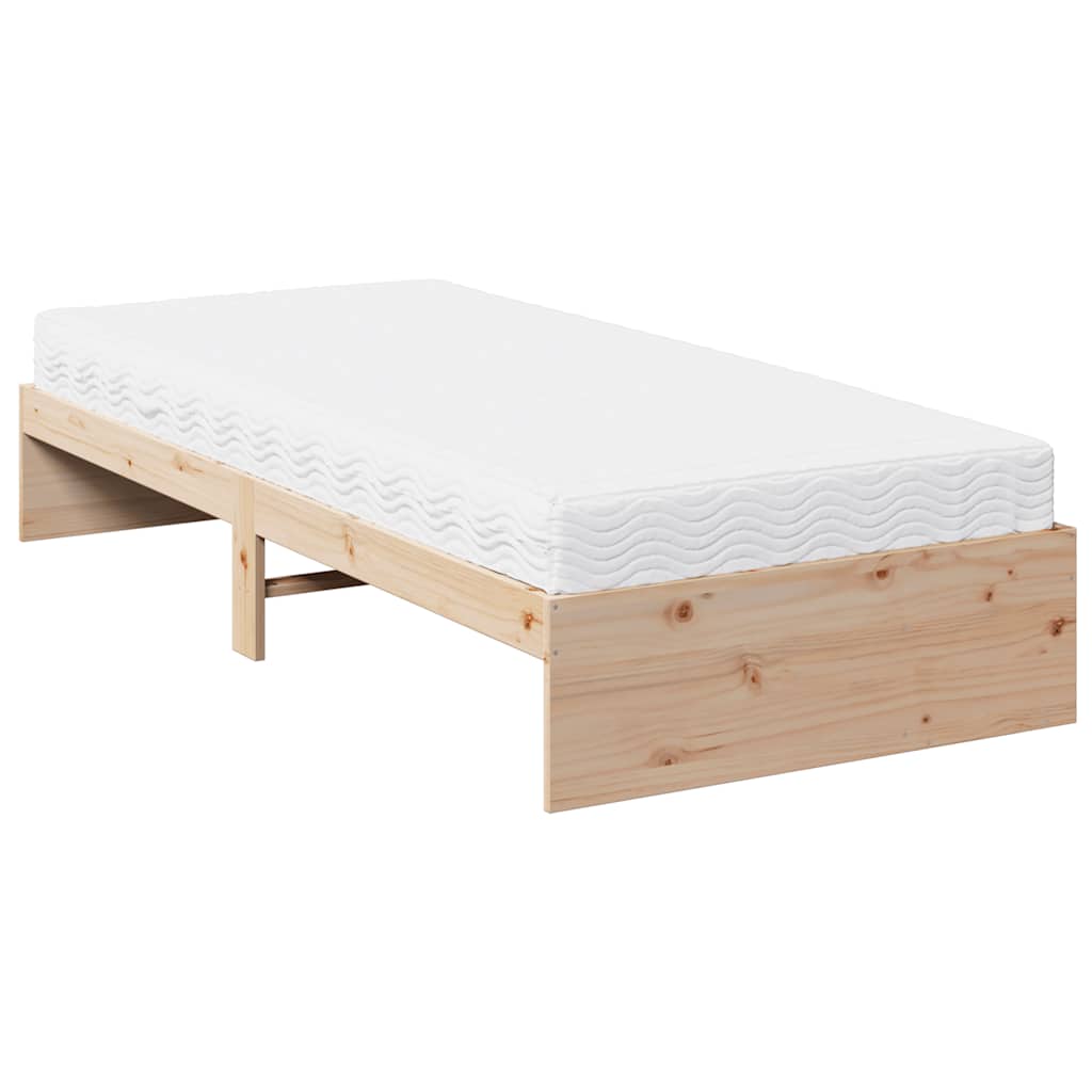 Slaapbank met matras 90x200 cm massief grenenhout is nu te koop bij PeponiXL, paradijselijk wonen!