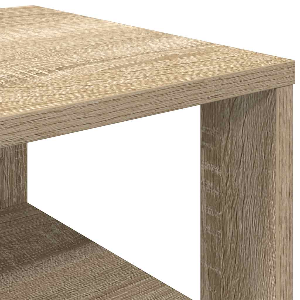 Schoenenrek 61x32x70 cm bewerkt hout sonoma eikenkleurig is nu te koop bij PeponiXL, paradijselijk wonen!