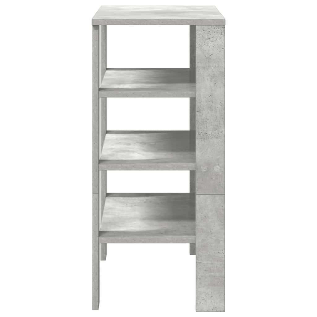 Schoenenrek 61x32x70 cm bewerkt hout betongrijs is nu te koop bij PeponiXL, paradijselijk wonen!