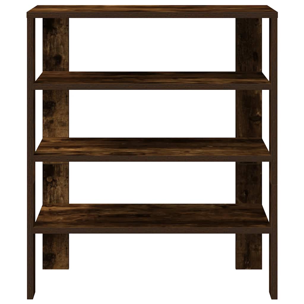 Schoenenrek 61x32x70 cm bewerkt hout gerookt eikenkleurig is nu te koop bij PeponiXL, paradijselijk wonen!