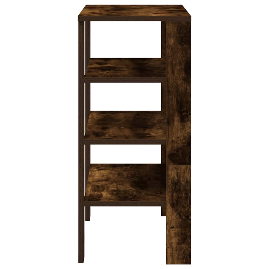 Schoenenrek 61x32x70 cm bewerkt hout gerookt eikenkleurig is nu te koop bij PeponiXL, paradijselijk wonen!