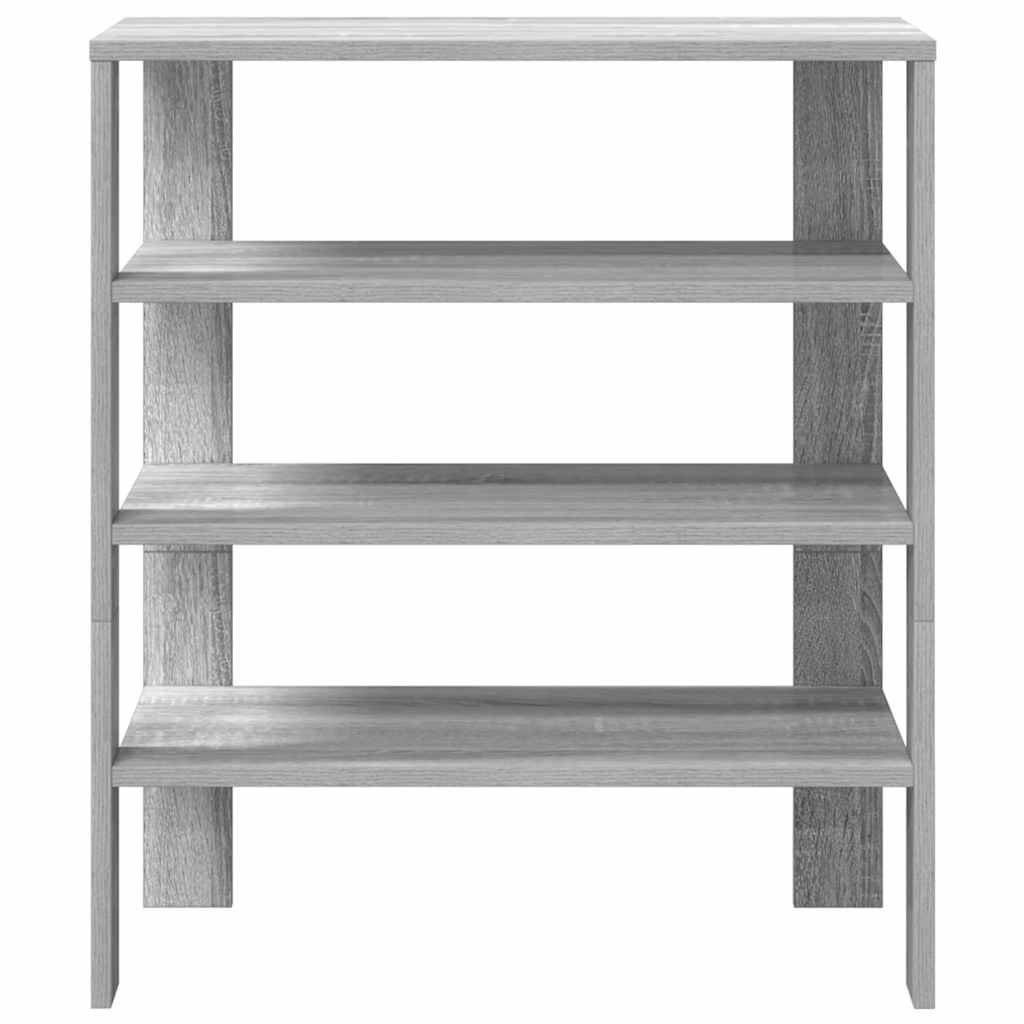 Schoenenrek 61x32x70 cm bewerkt hout grijs sonoma is nu te koop bij PeponiXL, paradijselijk wonen!