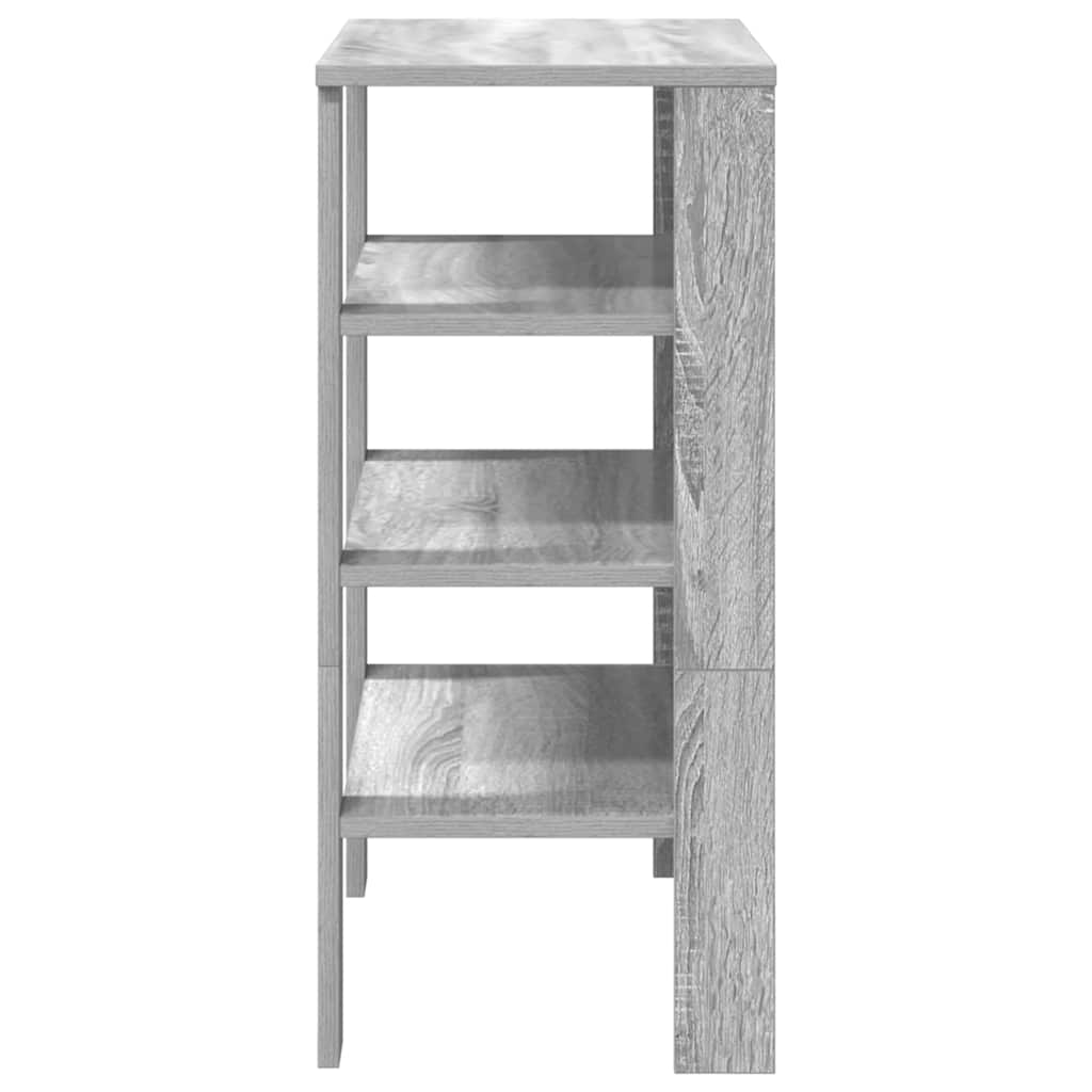 Schoenenrek 61x32x70 cm bewerkt hout grijs sonoma is nu te koop bij PeponiXL, paradijselijk wonen!