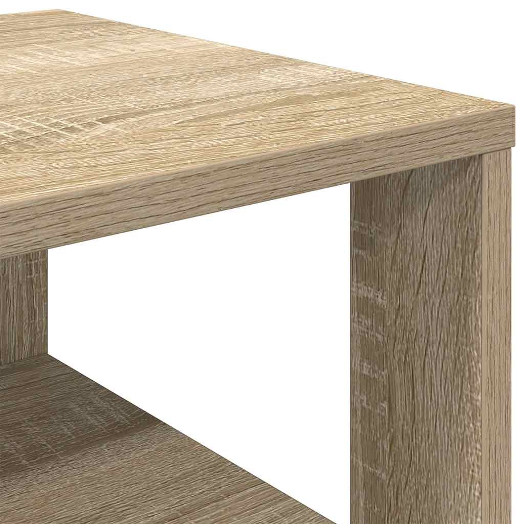 Schoenenrek 61x32x87,5 cm bewerkt hout sonoma eikenkleurig is nu te koop bij PeponiXL, paradijselijk wonen!