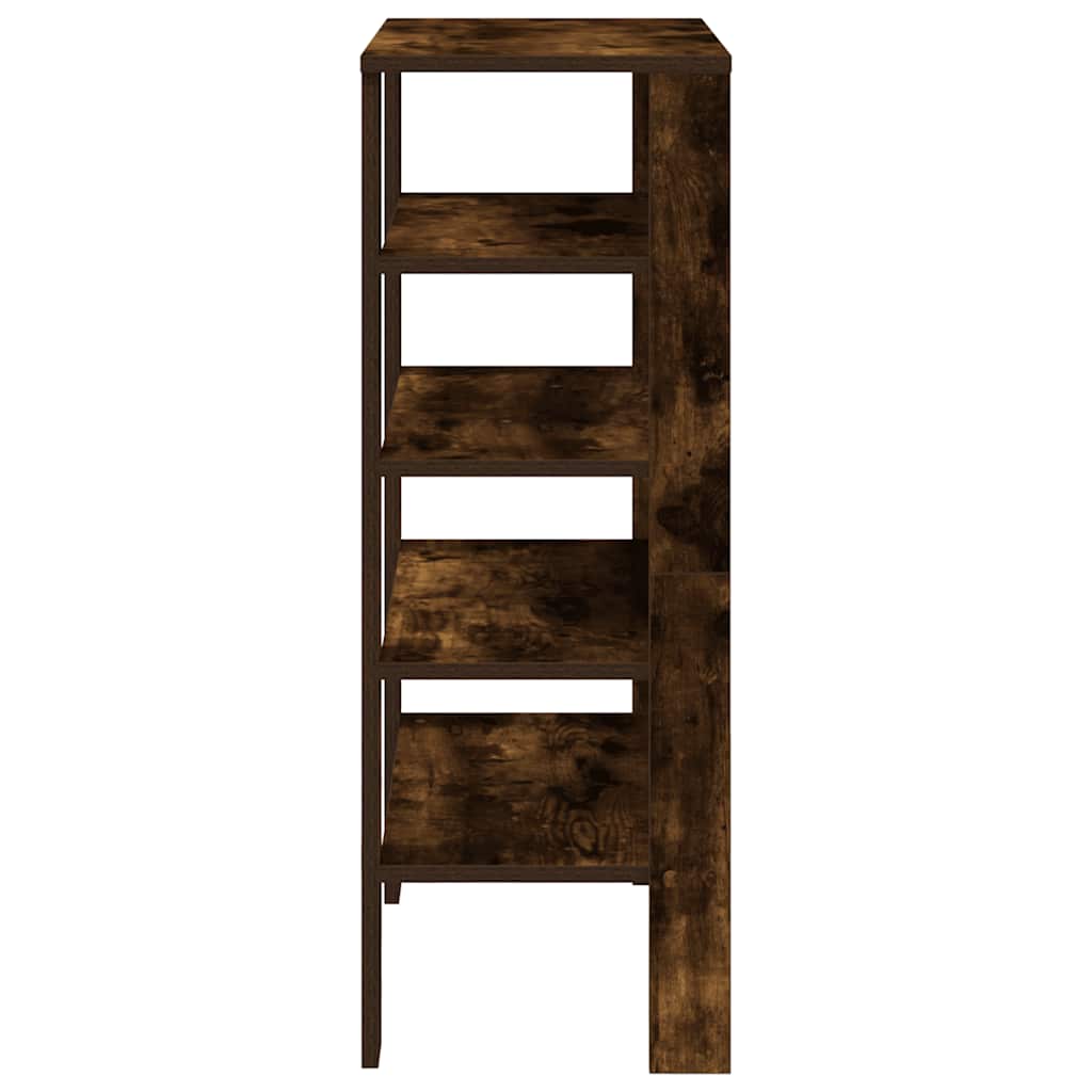Schoenenrek 61x32x87,5 cm bewerkt hout gerookt eikenkleurig is nu te koop bij PeponiXL, paradijselijk wonen!
