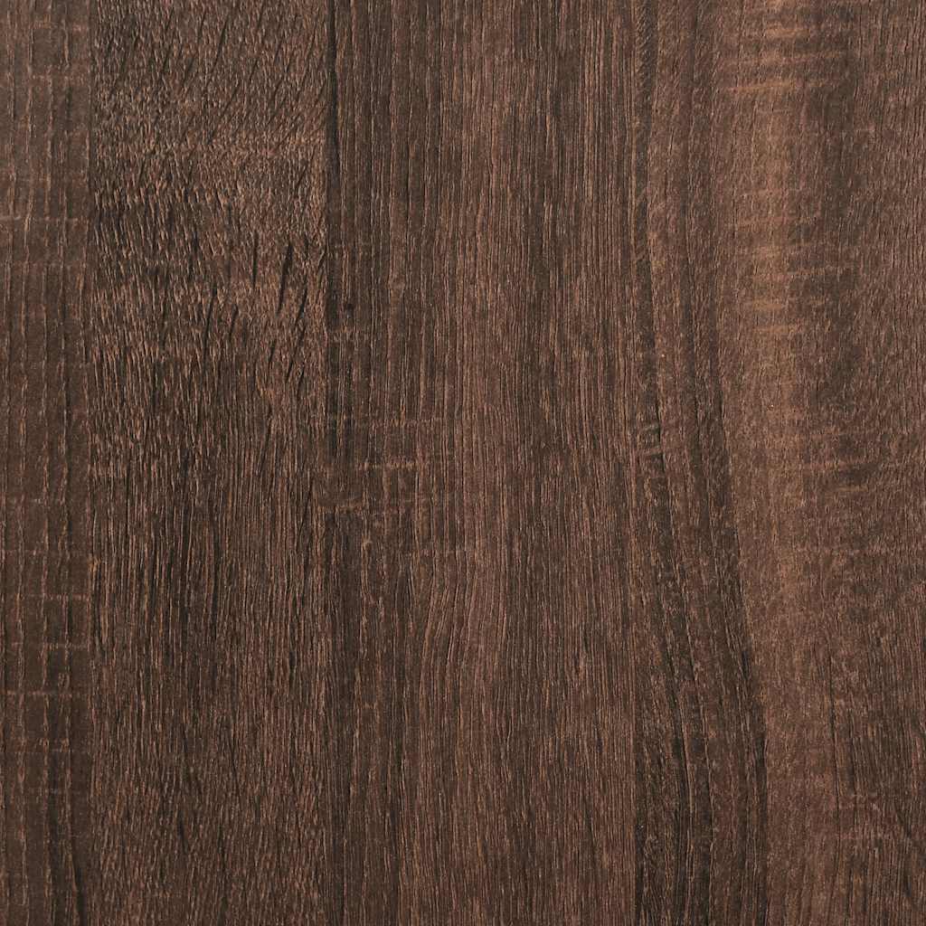 Schoenenrek 61x32x87,5 cm bewerkt hout bruin eikenkleurig is nu te koop bij PeponiXL, paradijselijk wonen!