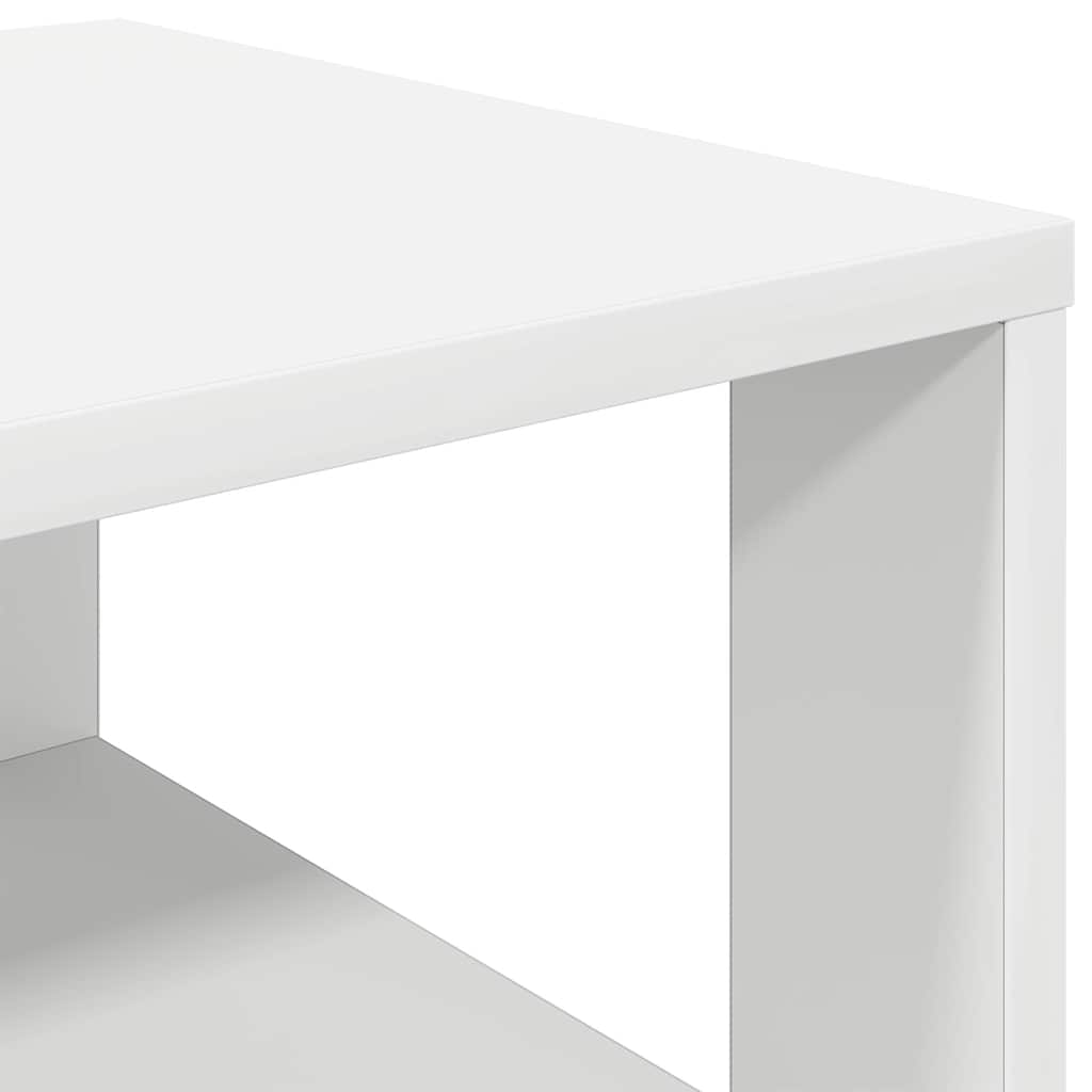 Schoenenrek 61x32x105 cm bewerkt hout wit is nu te koop bij PeponiXL, paradijselijk wonen!