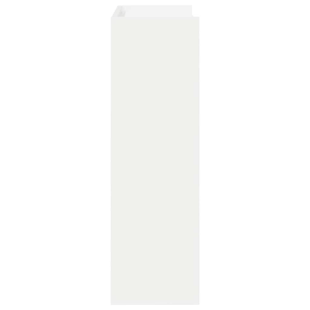 Schoenenrek 60x25x81 cm bewerkt hout wit is nu te koop bij PeponiXL, paradijselijk wonen!