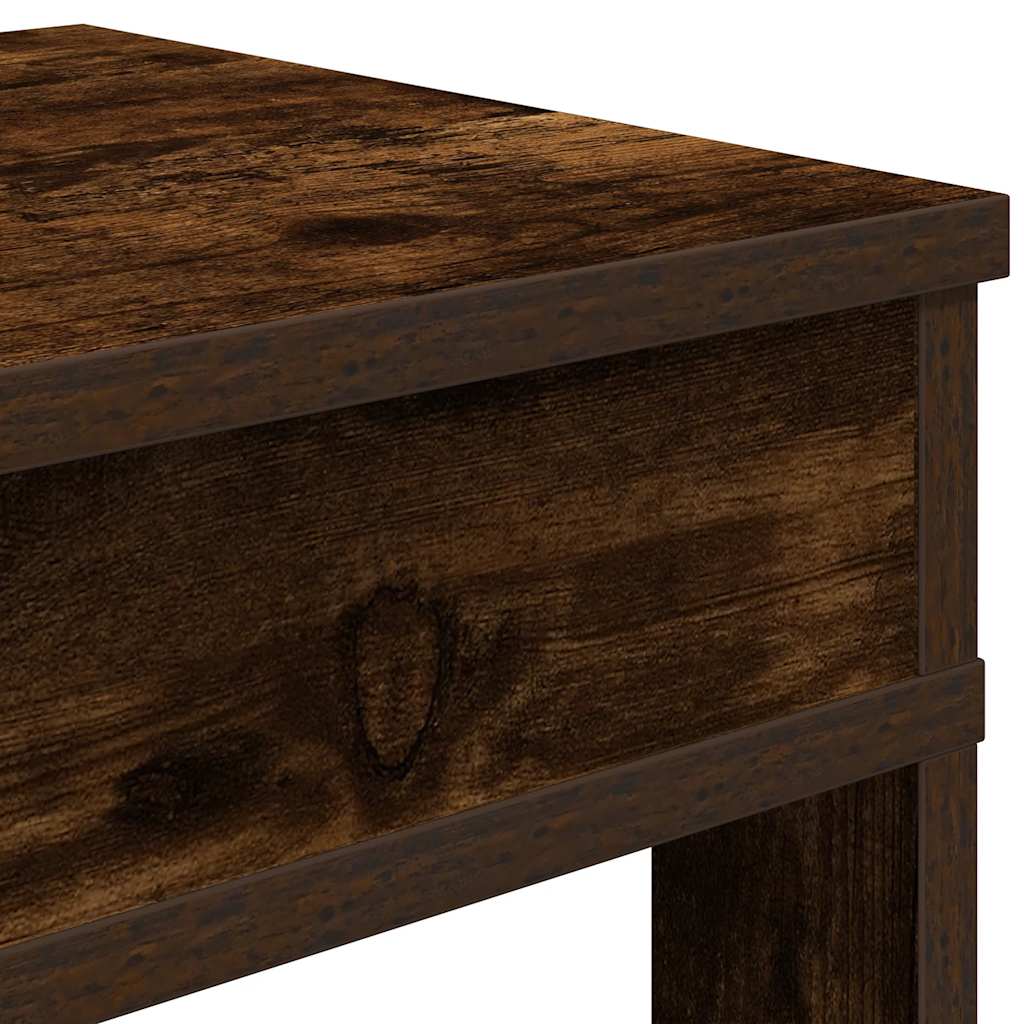 Schoenenrek 60x30x98 cm bewerkt hout gerookt eikenkleurig is nu te koop bij PeponiXL, paradijselijk wonen!
