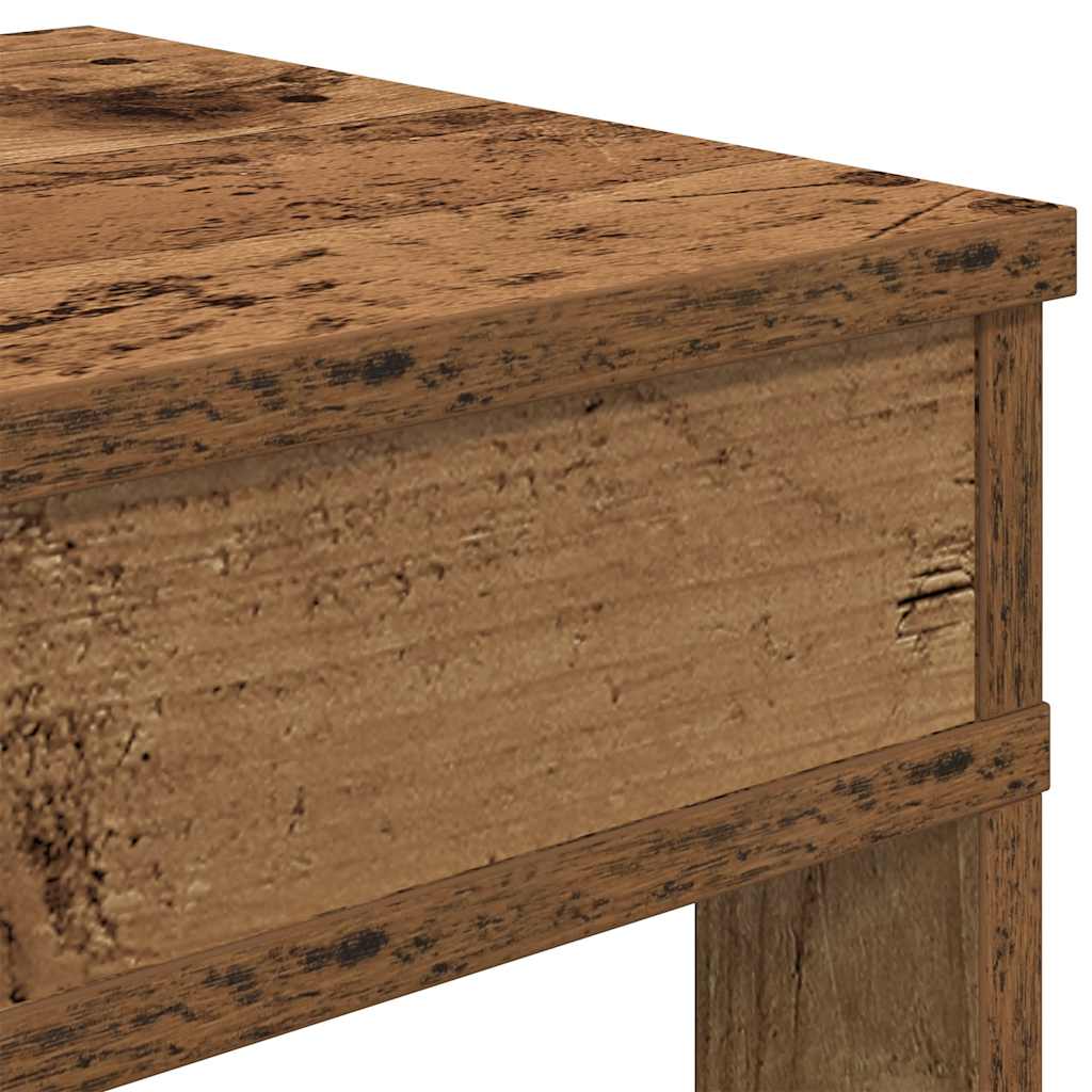 Schoenenrek 60x30x98 cm bewerkt hout oud houtkleurig is nu te koop bij PeponiXL, paradijselijk wonen!
